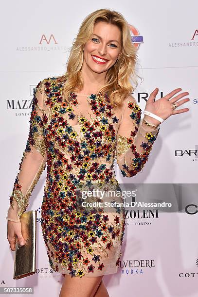 Federica Fontana attends Alessandro Martorana Birthday Party held at La Permanente on January 28, 2016 in Milan, Italy.