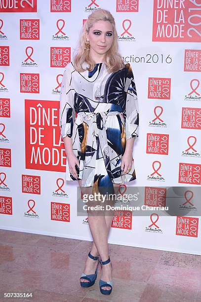 Camille Seydoux attends the Sidaction Gala Dinner 2016 as part of Paris Fashion Week on January 28, 2016 in Paris, France.