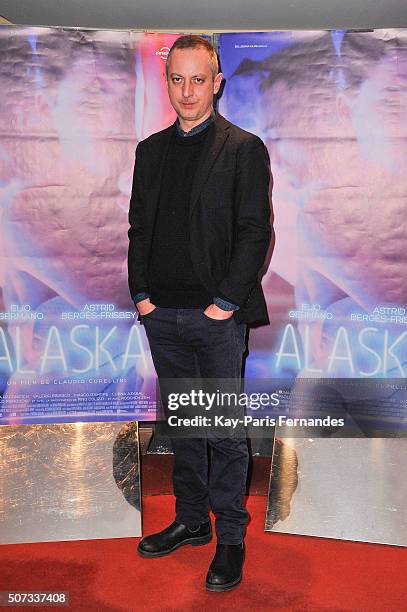 Claudio Cupellini attends the "Alaska" Paris Premiere on January 28, 2016 in Paris, France.
