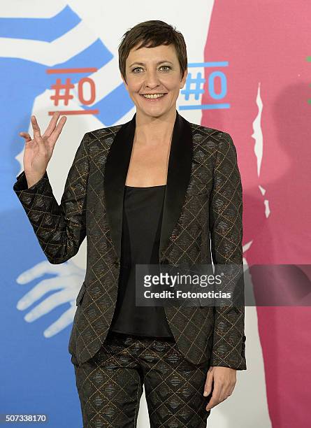 Eva Hache attends the Movistar+ New Channel presentation at Telefonica Flagship Store on January 28, 2016 in Madrid, Spain.