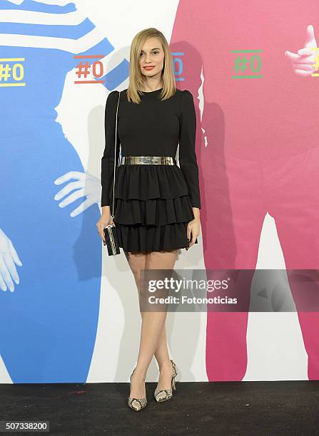 Norma Ruiz attends the Movistar+ New Channel presentation at Telefonica Flagship Store on January 28, 2016 in Madrid, Spain.