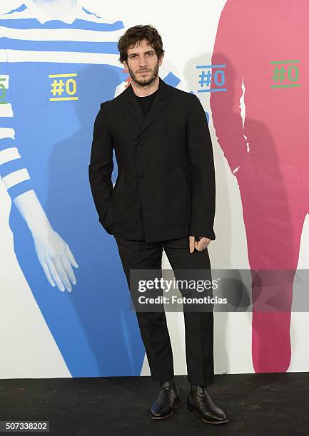 Quim Gutierrez attends the Movistar+ New Channel presentation at Telefonica Flagship Store on January 28, 2016 in Madrid, Spain.