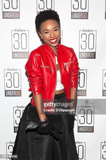 Recording artist Kriss Mincey attends the 2016 Forbes 30 Under 30 at Forbes on Fifth on January 28, 2016 in New York City.