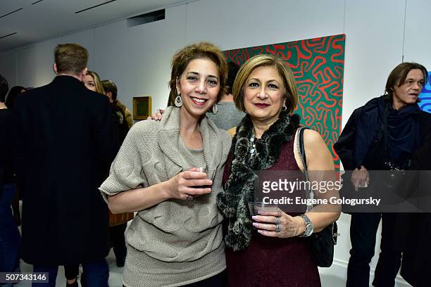 Mariam Assar, and Mina Yamini attend the unveiling of 50 West 86th Street - The Good Luck Building hosted by Whitney Didier and Nima Yamini at Good...