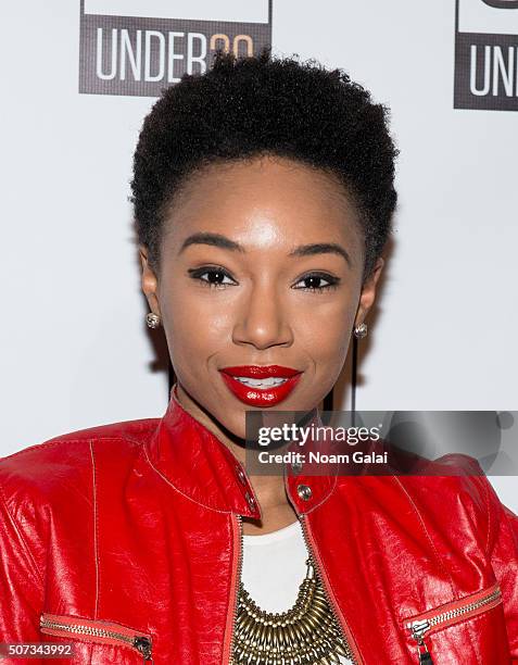 Singer Kriss Mincey attends the Forbes 30 Under 30 cocktail reception at Forbes Building on January 28, 2016 in New York City.