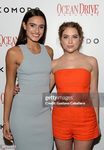 Isabela Rangel and Ashley Benson attends the Ocean Drive Magazine Hosts 23rd Anniversary with Ashley Benson on January 28, 2016 in Miami, Florida.