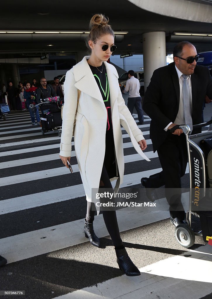 Celebrity Sightings In Los Angeles - January 28, 2016