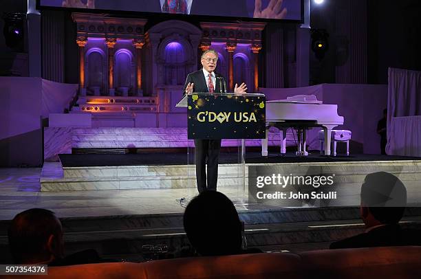 Robert Kirby attends the G'Day USA 2016 Black Tie Gala at Vibiana on January 28, 2016 in Los Angeles, California.