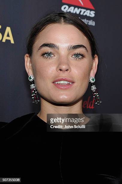 Bambi Northwood-Blyth attends the G'Day USA 2016 Black Tie Gala at Vibiana on January 28, 2016 in Los Angeles, California.