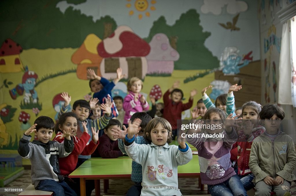 Syrian refugees at Turkish camps