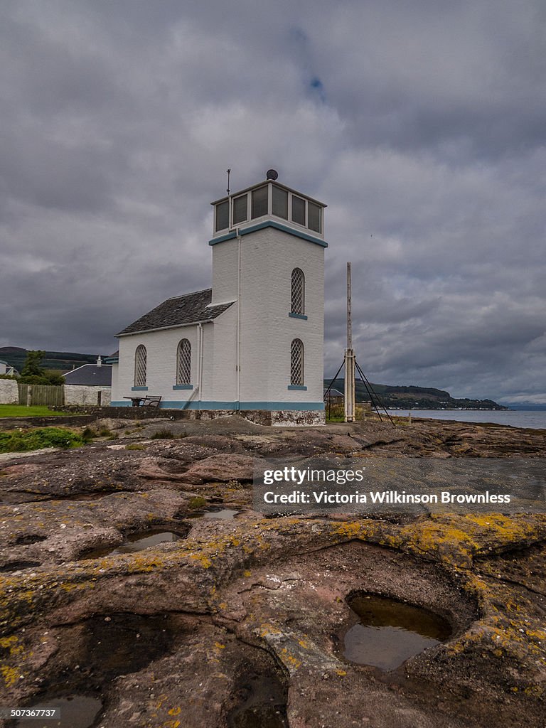 Toward Foghorn Building, Cowal, Scotland