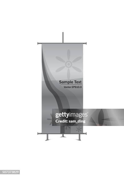 roll screen-3 - roll up banner stock illustrations