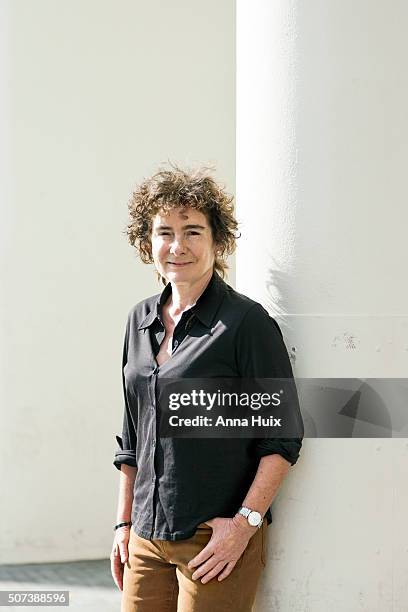 Writer Jeanette Winterson is photographed for the New York Times on October 1, 2015 in London, England.