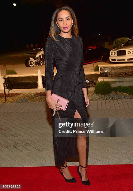 Bertille Sefolosha attends Rick Ross Birthday Celebration at Rick Ross Mansion on January 28, 2016 in Atlanta, Georgia.