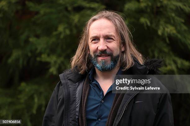 French director Yann Samuell poses during a photo session for the film " Le fantome de Canterville" during 23rd Gerardmer Fantastic Film Festival on...