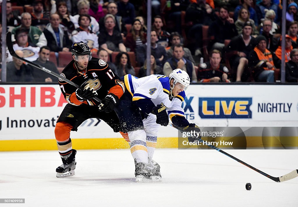 St Louis Blues v Anaheim Ducks