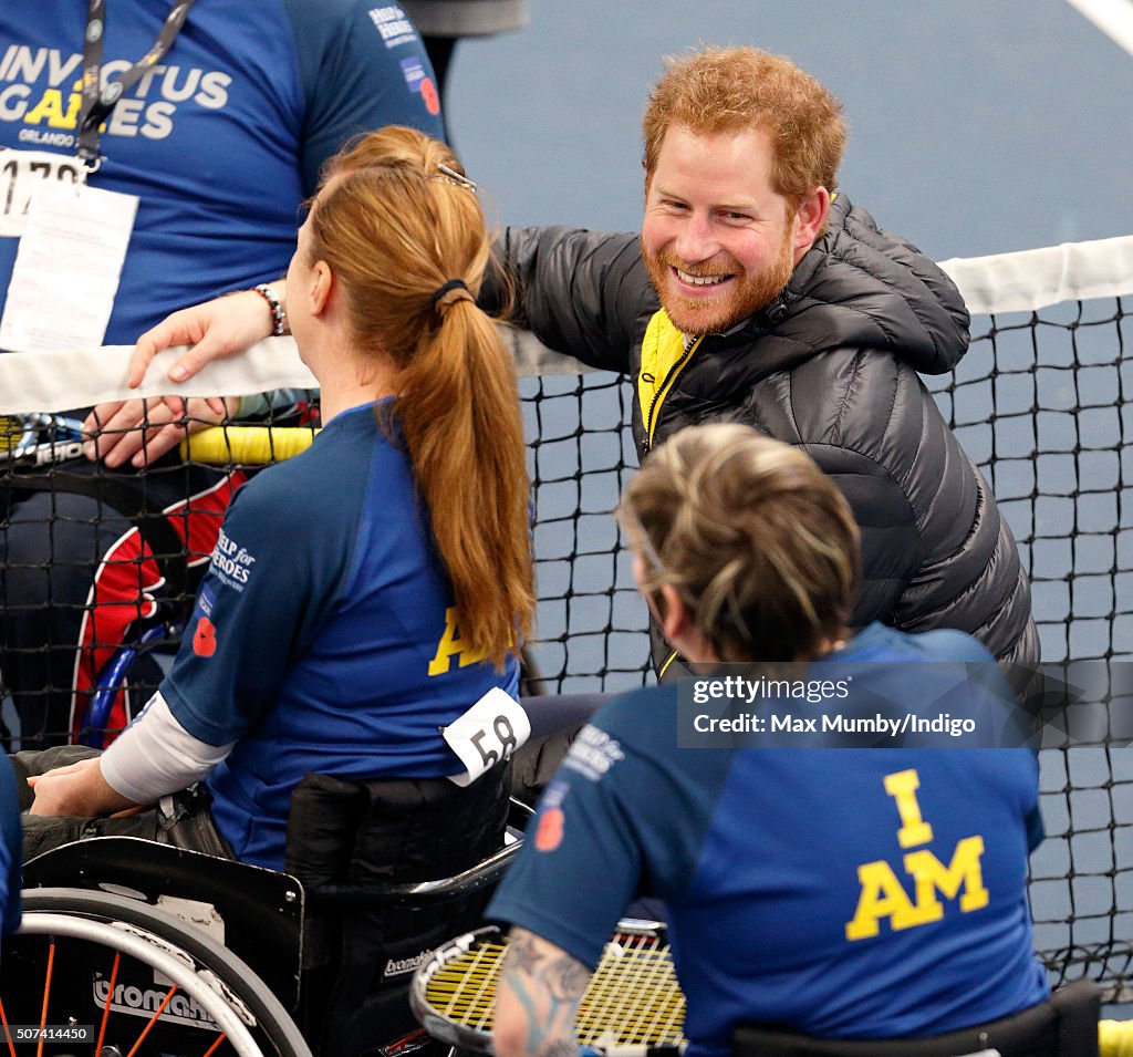 Prince Harry Attends UK Team Trials For The Invictus Games Orlando 2016