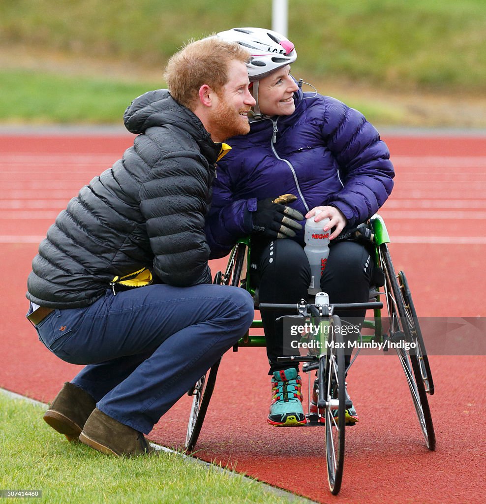 Prince Harry Attends UK Team Trials For The Invictus Games Orlando 2016