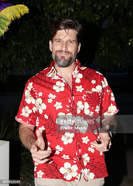 Osher Gunsberg is happy to be at the Brisbane MKR launch party on January 27, 2016 in Brisbane, Australia.