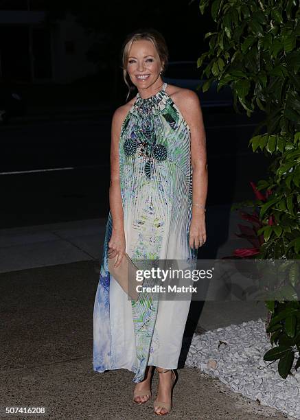 Beautiful Rebecca Gibney enjoyed the MKR launch party on January 27, 2016 in Brisbane, Australia.