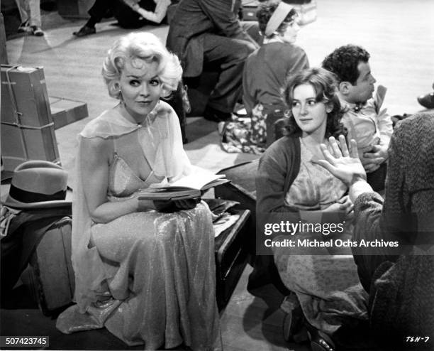 Susannah York and Bonnie Bedelia look on in a scene from the movie "They Shoot Horses, Don't They?" , circa 1969.