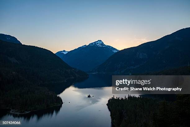 north cascade national park - diablo dam stock pictures, royalty-free photos & images