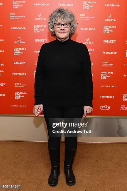 Maggie Renzi attends the "City Of Hope" Premiere during the 2016 Sundance Film Festival at Egyptian Theatre on January 29, 2016 in Park City, Utah.