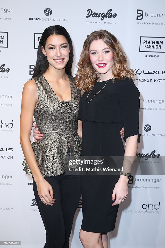 Breuninger Show Arrivals - Platform Fashion January 2016