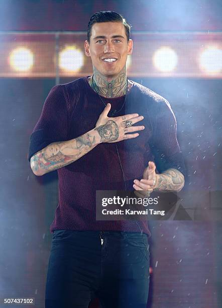 Jeremy McConnell is the 6th celebrity evicted from the Big Brother House at Elstree Studios on January 29, 2016 in Borehamwood, England.