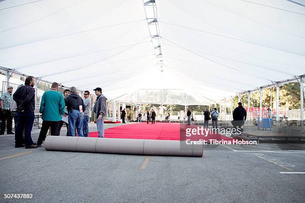 General view at the 22nd Annual Screen Actors Guild Awards Red Carpet Roll-Out at The Shrine Expo Hall on January 29, 2016 in Los Angeles, California.