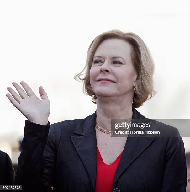 JoBeth Williams attends The 22nd Annual Screen Actors Guild Awards Red Carpet Roll-Out and Look Behind-The-Scenes at The Shrine Expo Hall on January...