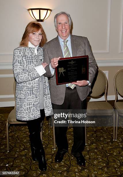 Henry Winkler and his wife, Stacey Winkler, attend the Pacific Pioneer Broadcasters Lifetime Achievement Awards Ceremony for Henry Winkler at...