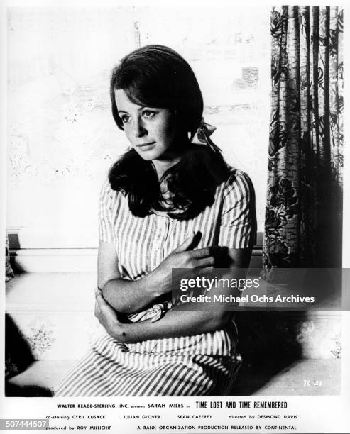 Sarah Miles as Cass Langdon in a scene from the movie "Time Lost and Time Remembered", circa 1966.