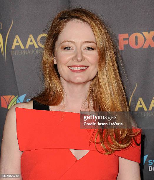 Actrress Miranda Otto attends the AACTA International Awards at Avalon Hollywood on January 29, 2016 in Los Angeles, California.