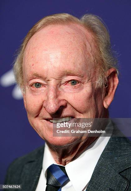 Rod Laver poses at the Legends Lunch during day thirteen of the 2016 Australian Open at Melbourne Park on January 30, 2016 in Melbourne, Australia.