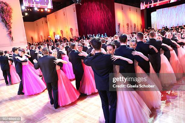 Anna Lena Kaiser daughter of Roland Kaiser during the Semper Opera Ball 2016 at Semperoper on January 29, 2016 in Dresden, Germany.