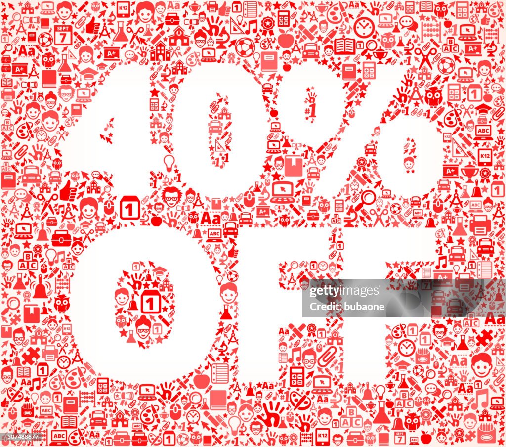 40% Off on educational royalty free vector art Pattern