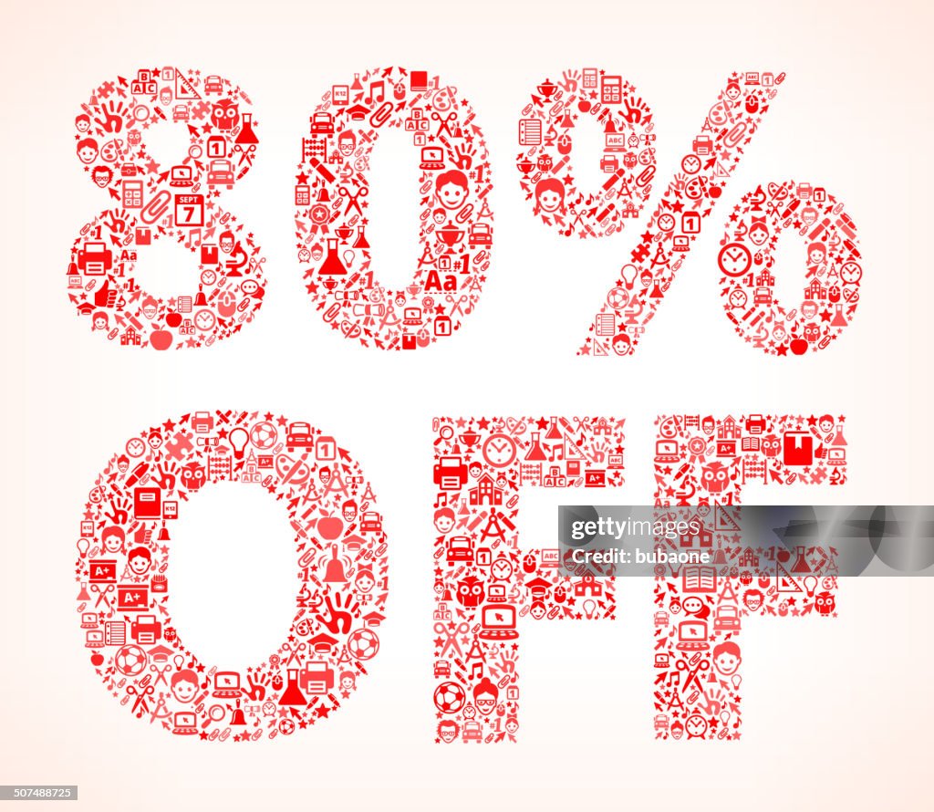 80% Off on educational royalty free vector art Pattern