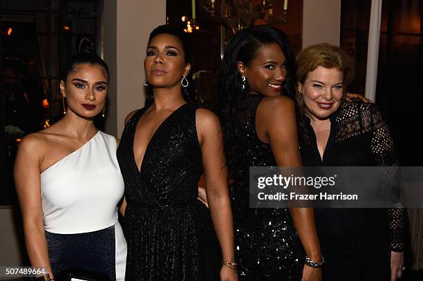 Actors Diane Guerrero, Jessica Pimentel. Vicky Jeudy, and Catherine Curtin attend Entertainment Weekly Celebration Honoring The Screen Actors Guild...