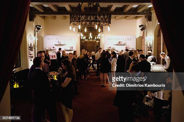 Guests attend Entertainment Weekly Celebration Honoring The Screen Actors Guild Awards Nominees presented by Maybelline at Chateau Marmont In Los...