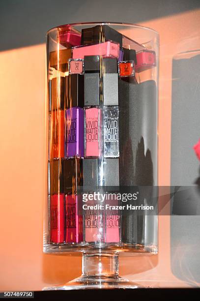 Makeup on display at Entertainment Weekly Celebration Honoring The Screen Actors Guild Awards Nominees presented by Maybelline at Chateau Marmont In...