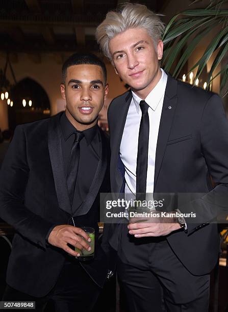 Actor Lucien Laviscount attends Entertainment Weekly Celebration Honoring The Screen Actors Guild Awards Nominees presented by Maybelline at Chateau...