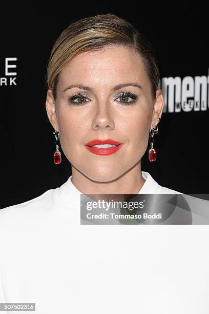 Kathleen Robertson attends the Entertainment Weekly's Celebration Honoring The 2016 SAG Awards Nominees held at Chateau Marmont on January 29, 2016...