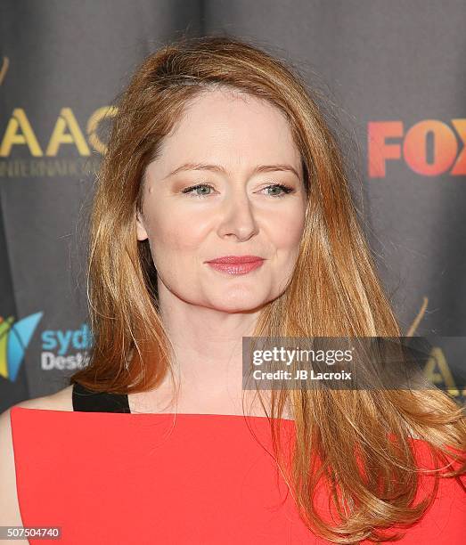 Miranda Otto attends the 5th AACTA International Awards at Avalon Hollywood on January 29, 2016 in Los Angeles, California, United States.