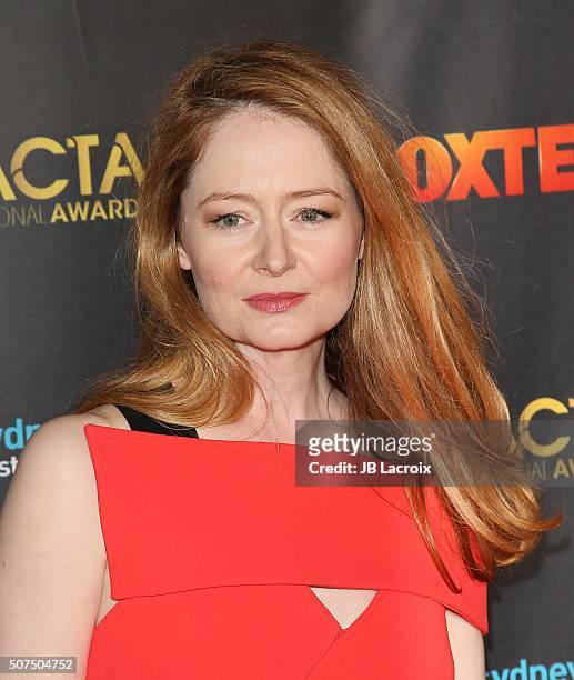 Miranda Otto attends the 5th AACTA International Awards at Avalon Hollywood on January 29, 2016 in Los Angeles, California, United States.