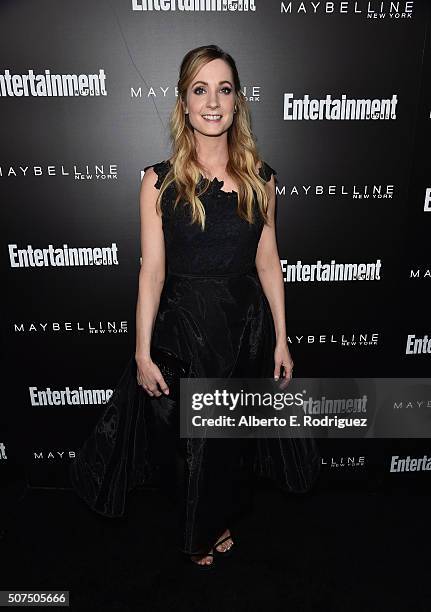 Actress Joanne Froggatt attends Entertainment Weekly's celebration honoring THe Screen Actors Guild presented by Maybeline at Chateau Marmont on...