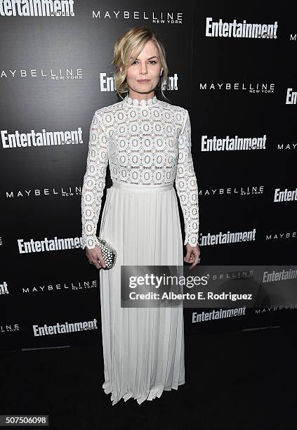 Actress Jennifer Morrison attends Entertainment Weekly's celebration honoring THe Screen Actors Guild presented by Maybeline at Chateau Marmont on...