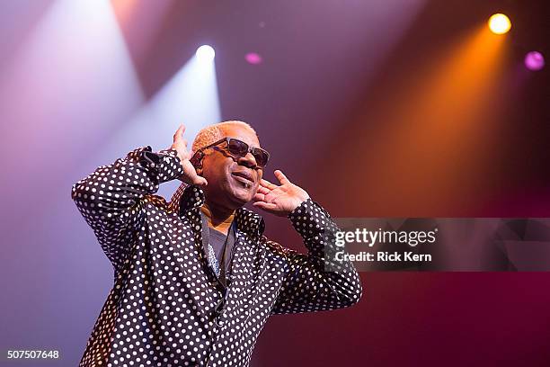 Musician Dennis Thomas of Kool & the Gang performs in concert at ACL Live on January 29, 2016 in Austin, Texas.