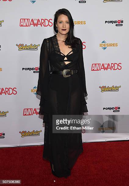 Adult film actress Kimberly Kane attends the 2016 Adult Video News Awards at the Hard Rock Hotel & Casino on January 23, 2016 in Las Vegas, Nevada.