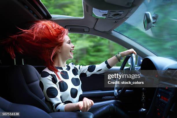 the joy of living - car attitude stock pictures, royalty-free photos & images